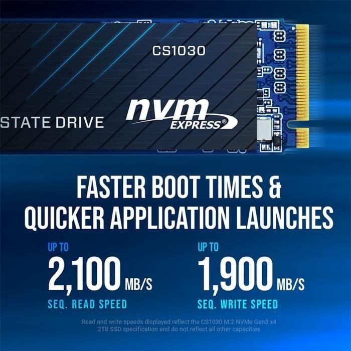 Pny - Cs1030 - Ssd - 500 Gb - M.2 2280 - M280Cs1030-500-Rb 2 Pny - Cs1030 - Ssd - 500 Gb - M.2 2280 - M280Cs1030-500-Rb 2