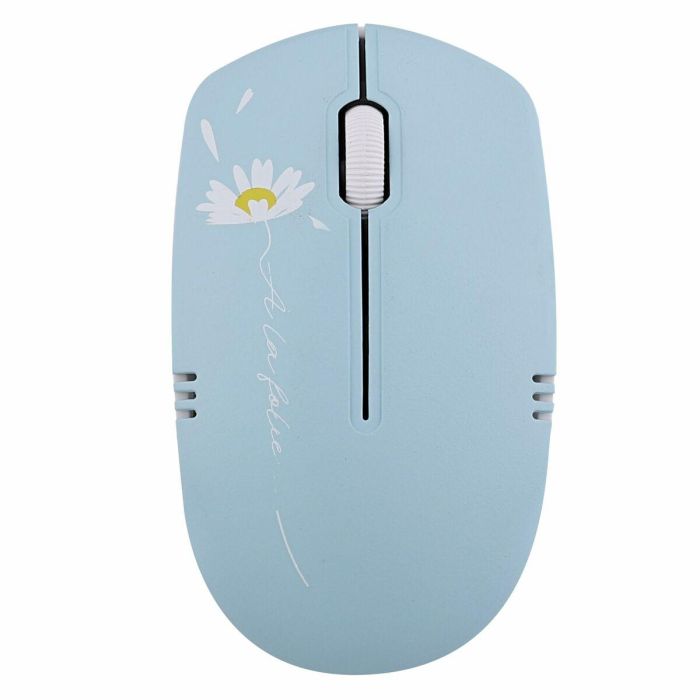 Ratón y Alfombrilla Gaming T'NB DAISY Azul 4 Ratón y Alfombrilla Gaming T'NB DAISY Azul 4