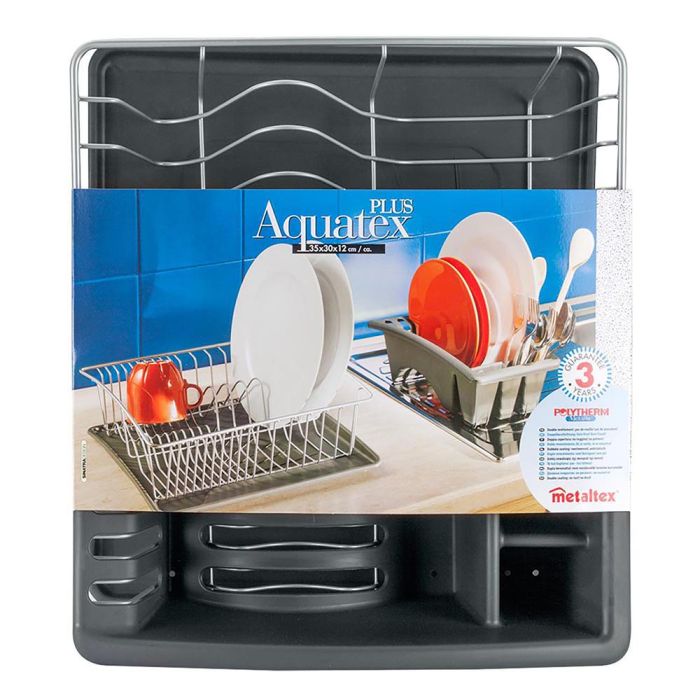 Escurridor para Fregadero Metaltex Gris (35 x 30 x 11 cm) 5