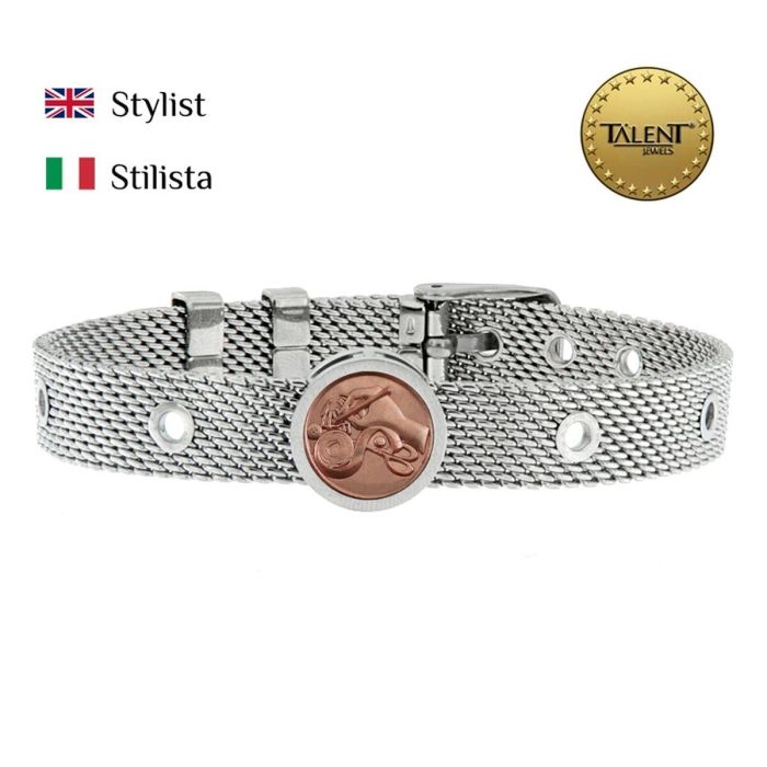 Pulsera Unisex Stylist Talent Jewels TJA-3-16-02-1-235 Plateado 1