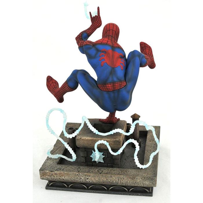 Diamond Select Toys Figura Marvel Comic Gallery Spider-Man años 90, 20 cm PVC