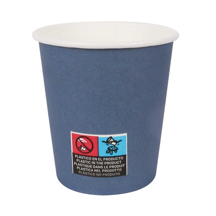 Set de 24 vasos de cartón azul 200 cc Algon (36 Cajas) 2 Set de 24 vasos de cartón azul 200 cc Algon (36 Cajas) 2