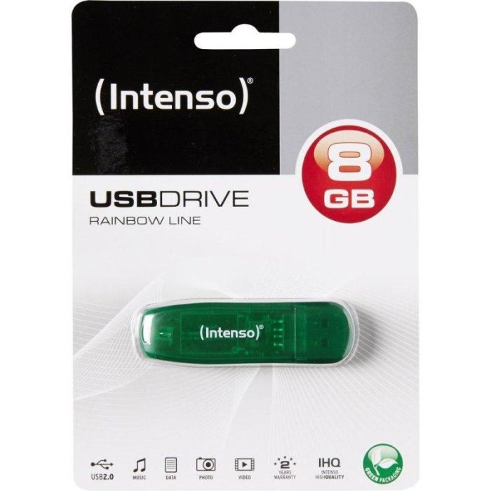 Memoria Usb 2.0 Intenso Rainbow 8 grb 1 Memoria Usb 2.0 Intenso Rainbow 8 grb 1