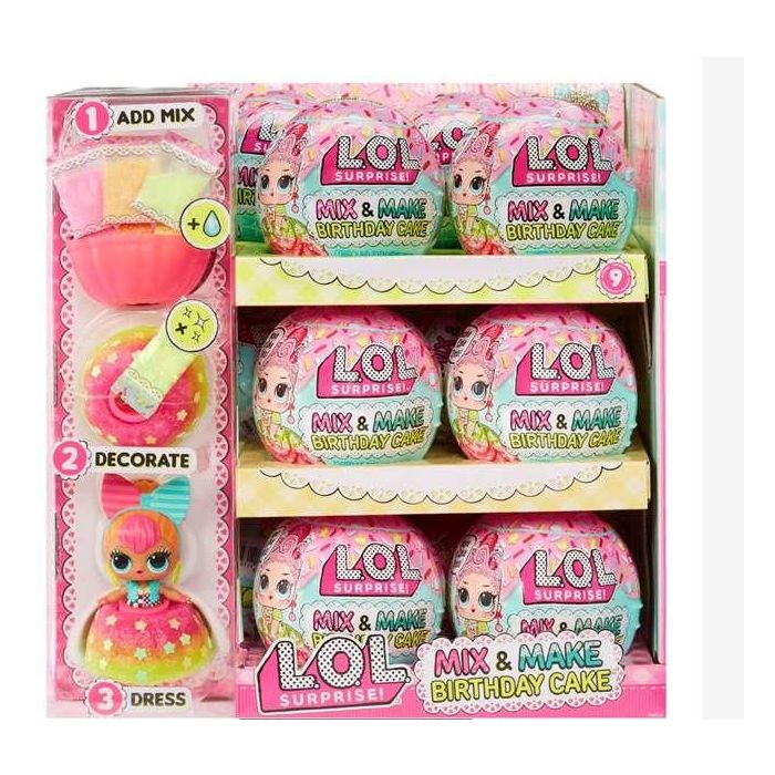 Bola l.o.l. surprise muñeca mix & make cake. haz tu propio vestido de tarta para tu l.o.l 9 cm - modelos surtidos 10 Bola l.o.l. surprise muñeca mix & make cake. haz tu propio vestido de tarta para tu l.o.l 9 cm - modelos surtidos 10