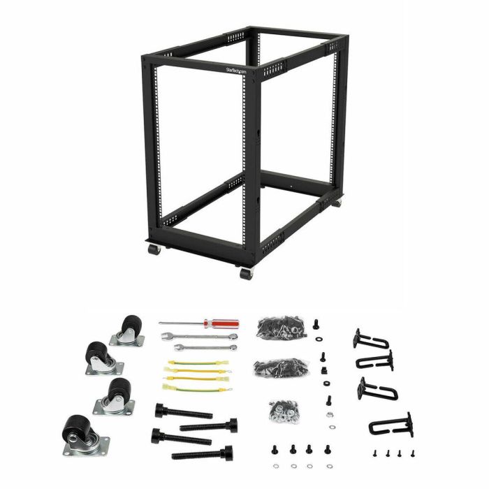 Armario Rack Mural Startech 4POSTRACK18U 0 Armario Rack Mural Startech 4POSTRACK18U 0