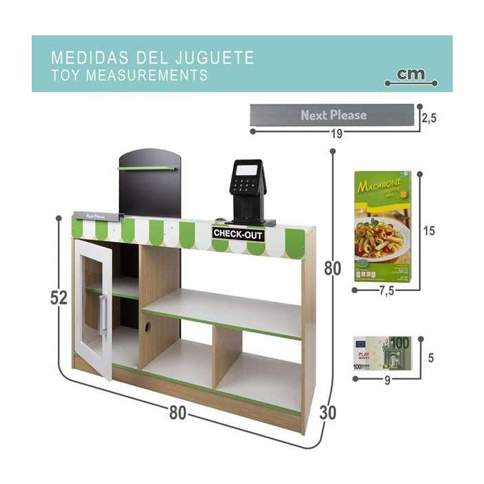 Supermercado de Juguete Teamson 80 x 80 x 30 cm 6