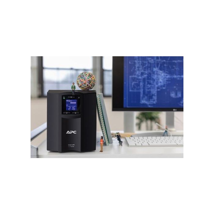 APC SMC1000iC SAI Línea Interactiva 600W 1000VA SmartConnect LCD 7