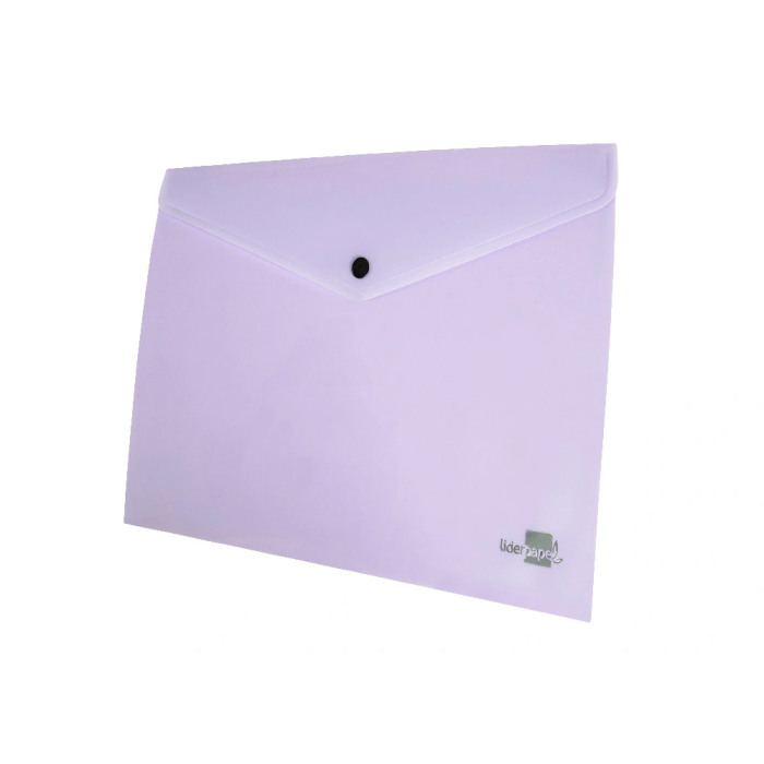 Liderpapel Dossier con Broche Polipropileno DIN A4 Lavanda Opaco, Capacidad 50 Hojas 4 Liderpapel Dossier con Broche Polipropileno DIN A4 Lavanda Opaco, Capacidad 50 Hojas 4