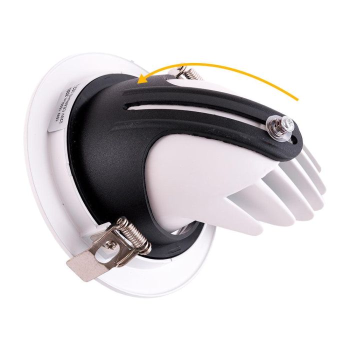 Foco Downlight LED 15W 2550Lm 4000ºK Circular Orientable 40.000H [HO-COB-C-OR-15W-W] 2