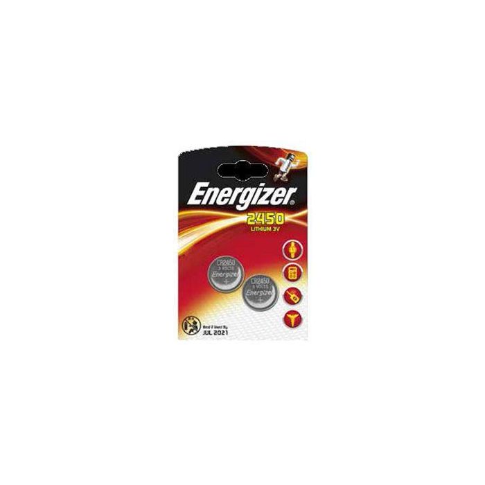 Energizer Pilas Planas De Litio 3V Cr2450 Blister 2 Unidades