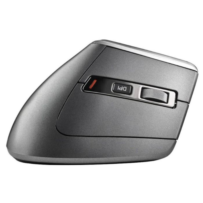 NGS Ratón Vertical Inalámbrico EVO KARMA Ergonómico Multidispositivo 2.4GHz USB Bluetooth 3.0 5.0 Recargable LED 3200 DPI para Diestros Plug and Play 1