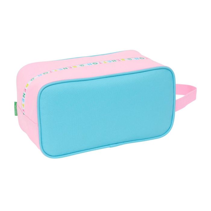 Zapatillero de Viaje Benetton Unique Rosa Turquesa 29 x 15 x 14 cm 1