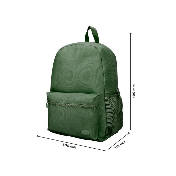 Cartera Liderpapel Mochila Bol Sillo Lateral Elastico Color Verde Militar 400x125x300 1