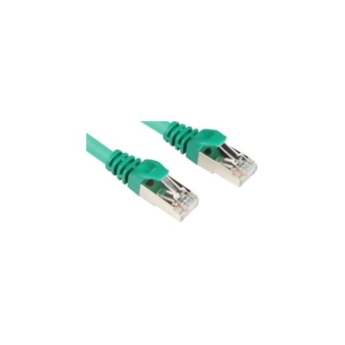 Sharkoon Cable de Red RJ45 Cat.6 S/FTP 1.5m Verde, Contactos Chapados en Oro, AWG 26, ISO/IEC 11801, EN50288