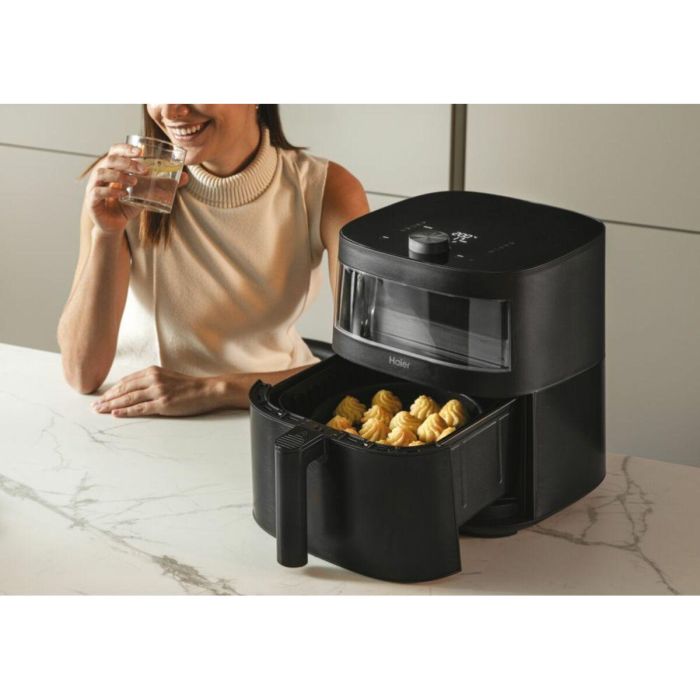 Haier HAF5TWA 011 6,5 L Independiente 2000 W Freidora de aire caliente Negro 5