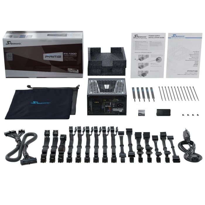 Seasonic PRIME-TX-1300-ATX30 Fuente de alimentación 1300W 80 PLUS Platinum, totalmente modular, ATX 1