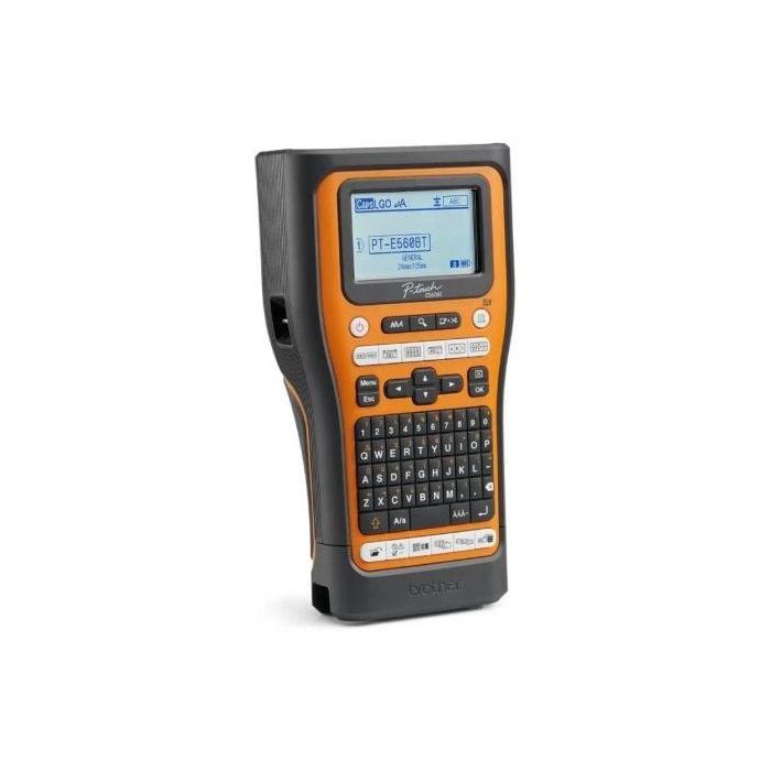 Brother Rotuladora Electrónica P-Touch Pte560Btspql1 con Bluetooth y Cintas Pro Tape 2 Brother Rotuladora Electrónica P-Touch Pte560Btspql1 con Bluetooth y Cintas Pro Tape 2