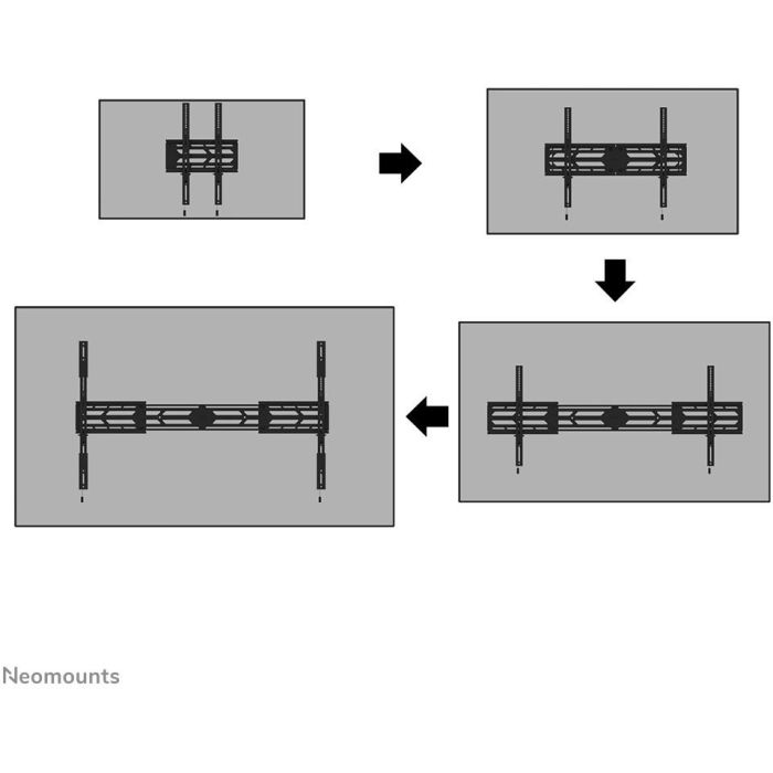 Soporte TV Neomounts WL30S-950BL19 55" 14