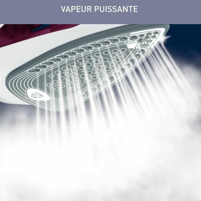 CALOR FV2835C0 Plancha, Caudal de vapor 35 g/min, Función vapor 160 g/min, Suela de cerámica, Cocción al vapor vertical 4