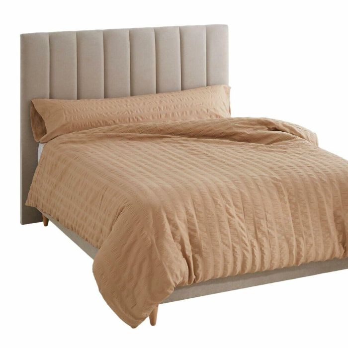 Juego de funda nórdica Alexandra House Living Amán Marrón claro Cama de 150 3 Piezas Juego de funda nórdica Alexandra House Living Amán Marrón claro Cama de 150 3 Piezas