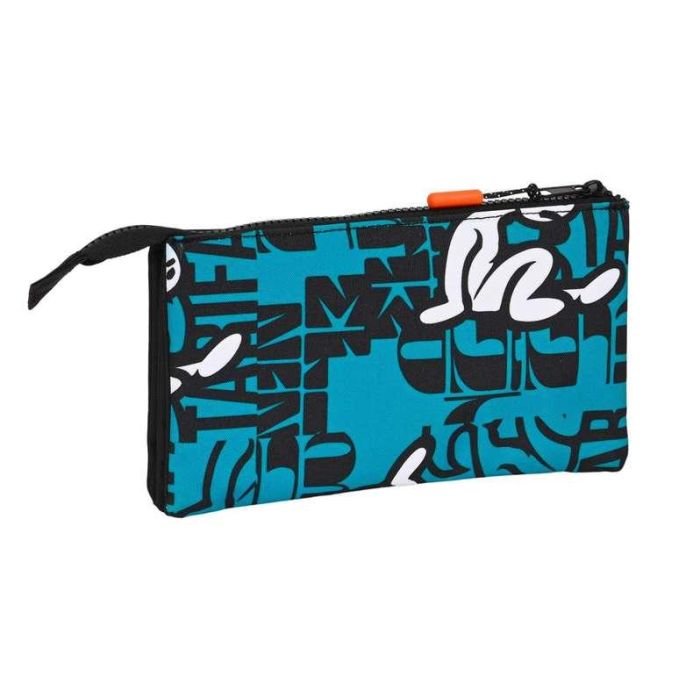 Portatodo Triple El Niño Ocean Negro Azul (22 x 12 x 3 cm) 1 Portatodo Triple El Niño Ocean Negro Azul (22 x 12 x 3 cm) 1