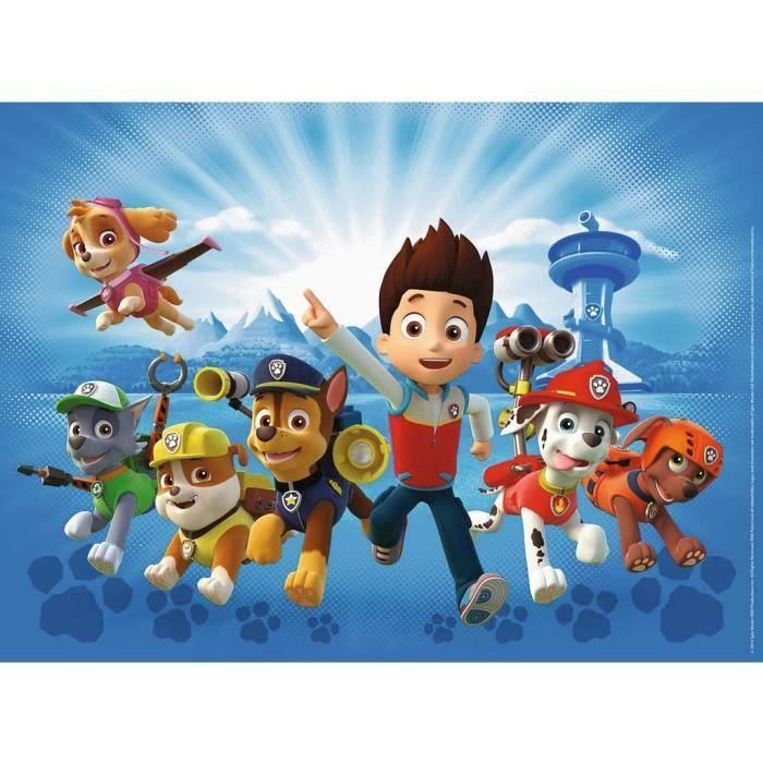 Puzzle infantil XXL de 100 piezas - Equipo Paw Patrol - Disney - 6 años - 10899 - Ravensburger