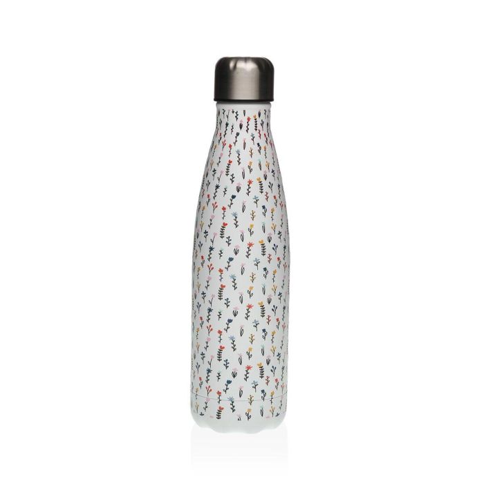 Botella de Agua Versa Blume Acero 7 x 27 x 7 cm