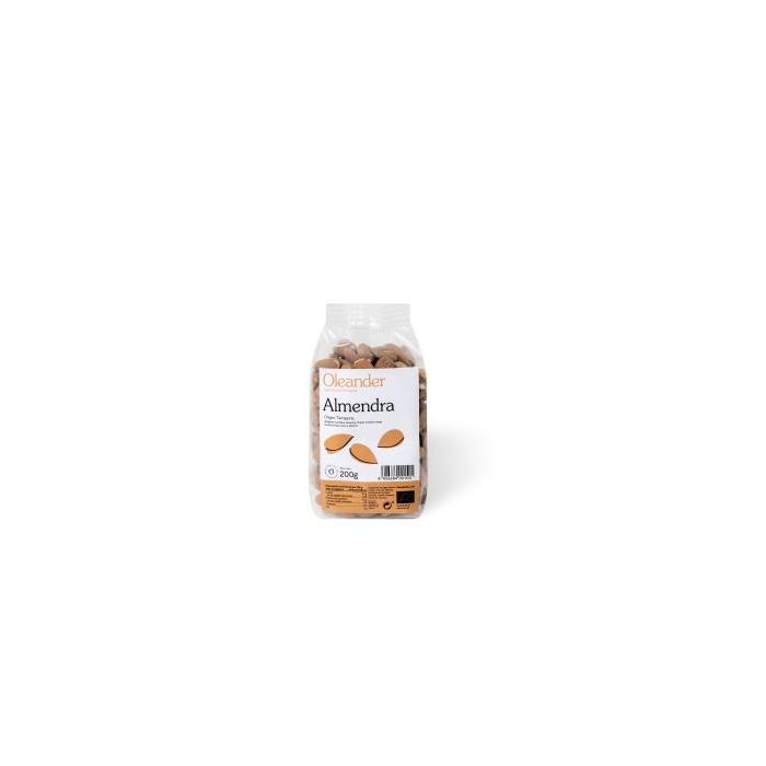 OLEANDER Almendra Cruda con Piel Ecológica 200g - Sin Gluten, Sin Huevo, Sin Lactosa, Vegana