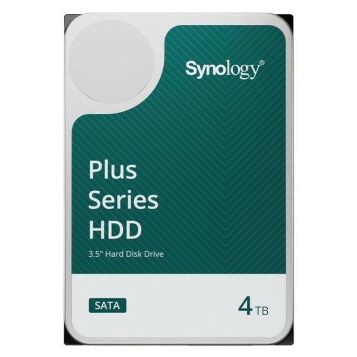 Synology HAT3300-4T Disco Duro Serie Plus para NAS, Hogar y Oficina. 4TB 3.5" SATA III 5400 rpm 256MB Caché