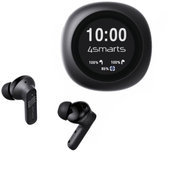 4smarts SkyBuds Screen Pro ANC - Auriculares Inalámbricos TWS Bluetooth con Cancelación de Ruido - Negro 3