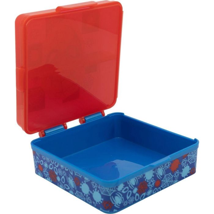 Sandwichera Cuadrada Multicompartimentos Spiderman CZ11274 3 Sandwichera Cuadrada Multicompartimentos Spiderman CZ11274 3