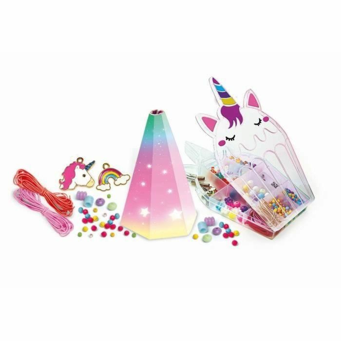 Clementoni - Crazy Chic - Caja creativa Unicornio - Crea tus pulseras de pedrería de colores con dijes y pompones - A partir de 7 años 2 Clementoni - Crazy Chic - Caja creativa Unicornio - Crea tus pulseras de pedrería de colores con dijes y pompones - A partir de 7 años 2