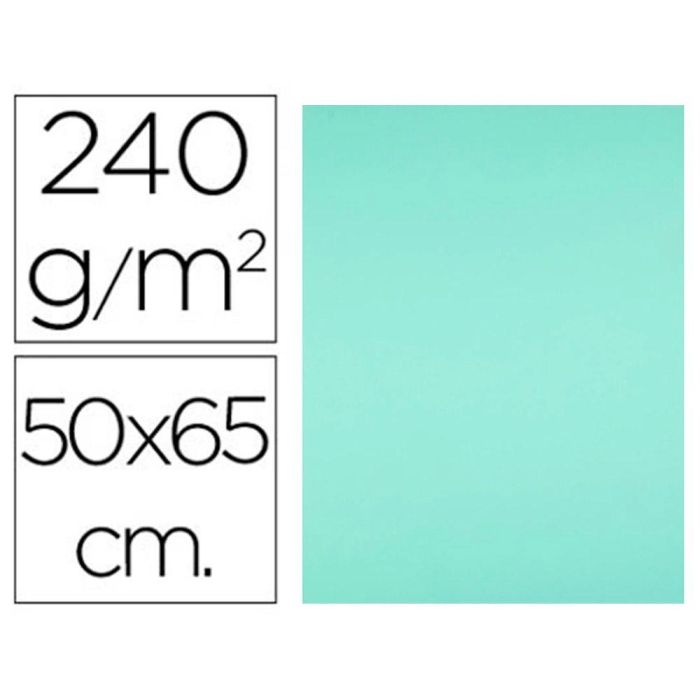 Cartulina Liderpapel 50x65 cm 240 gr-M2 Verde Paquete De 25 Hojas