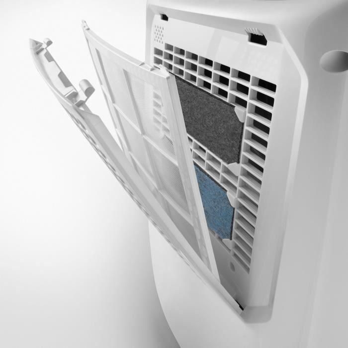 De'Longhi DEXD214RF Deshumidificador, Capacidad 2.1 L, Elimina Humedad hasta 65 m³, Flujo Aire 125 m³/h 3