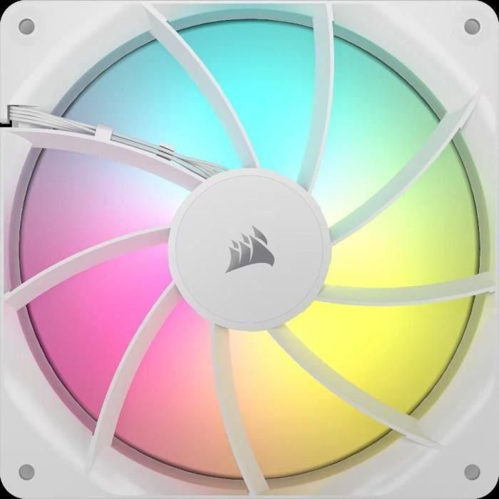 Corsair CO-9050186-WW RS140 ARGB Ventilador Refrigeración PC 140 mm, Paquete Individual, Blanco 2 Corsair CO-9050186-WW RS140 ARGB Ventilador Refrigeración PC 140 mm, Paquete Individual, Blanco 2
