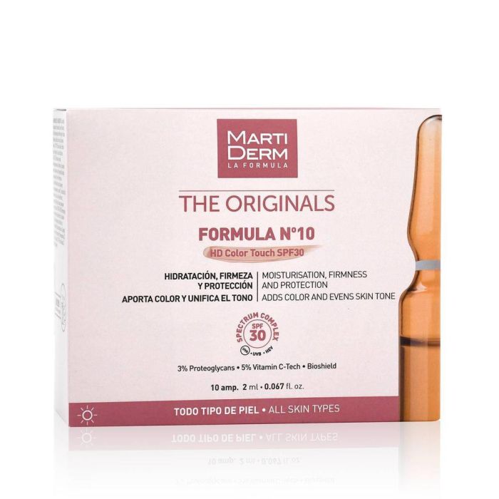 Martiderm Color Touch Ampollas SPF30 10 unidades