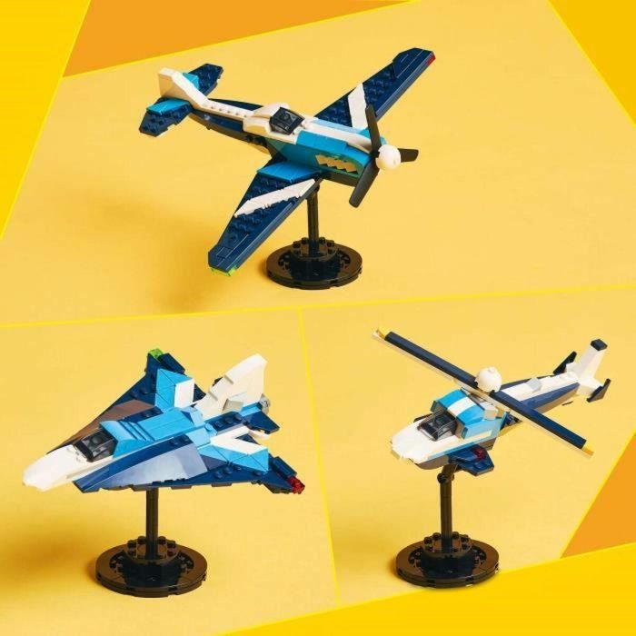 LEGO 31160 Creator Avión 3 en 1: Avión de Carreras - Set de Construcción para Niños de 7 Años 3 LEGO 31160 Creator Avión 3 en 1: Avión de Carreras - Set de Construcción para Niños de 7 Años 3