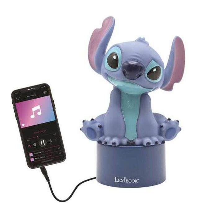 Lexibook Lámpara de Luz Nocturna con Altavoz y Diseño de Stitch para Niños (+3 Años) Lexibook Lámpara de Luz Nocturna con Altavoz y Diseño de Stitch para Niños (+3 Años)