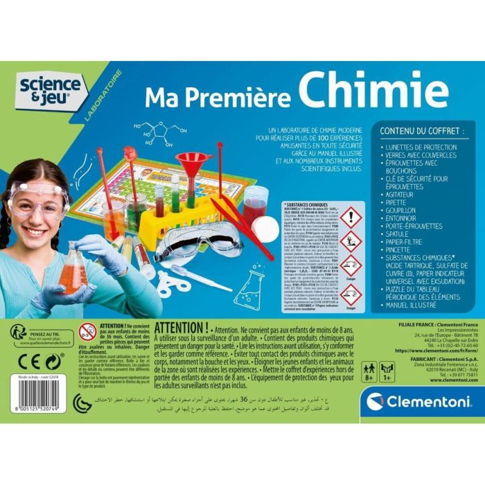 CLEMENTONI Science & Jeu - Mi primera química - Juego científico 5