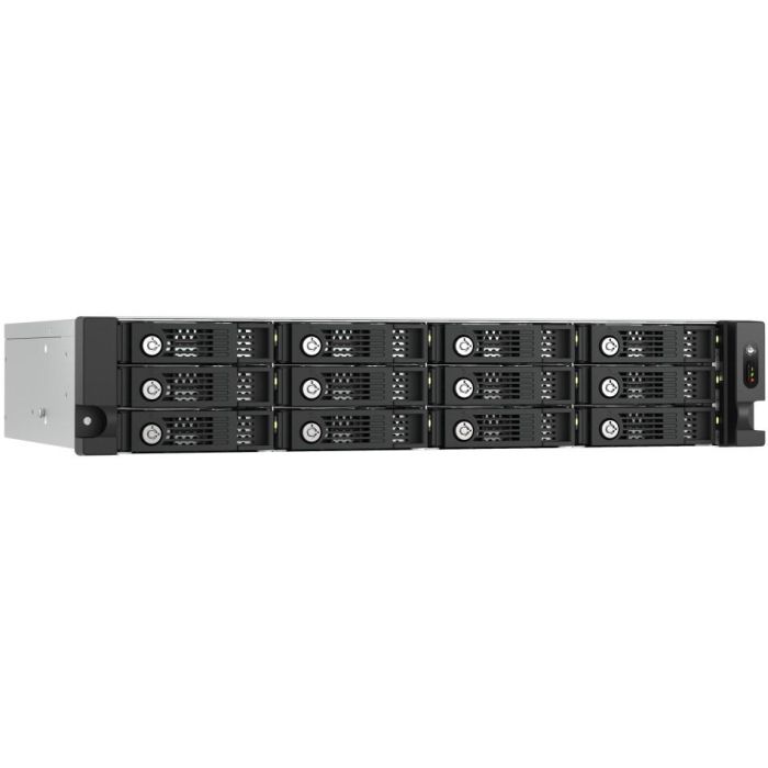 QNAP TL-R1200PES-RP Caja de Disco Duro/SSD 12 Bahías 2U Rackmount PCIe SATA JBOD 2 QNAP TL-R1200PES-RP Caja de Disco Duro/SSD 12 Bahías 2U Rackmount PCIe SATA JBOD 2