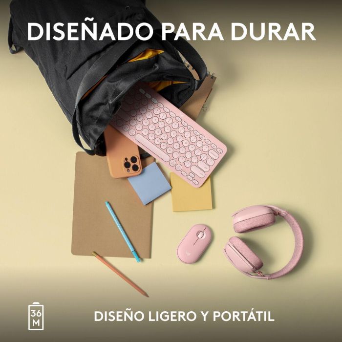 Teclado Logitech Pebble Keys 2 K380S 3 Teclado Logitech Pebble Keys 2 K380S 3
