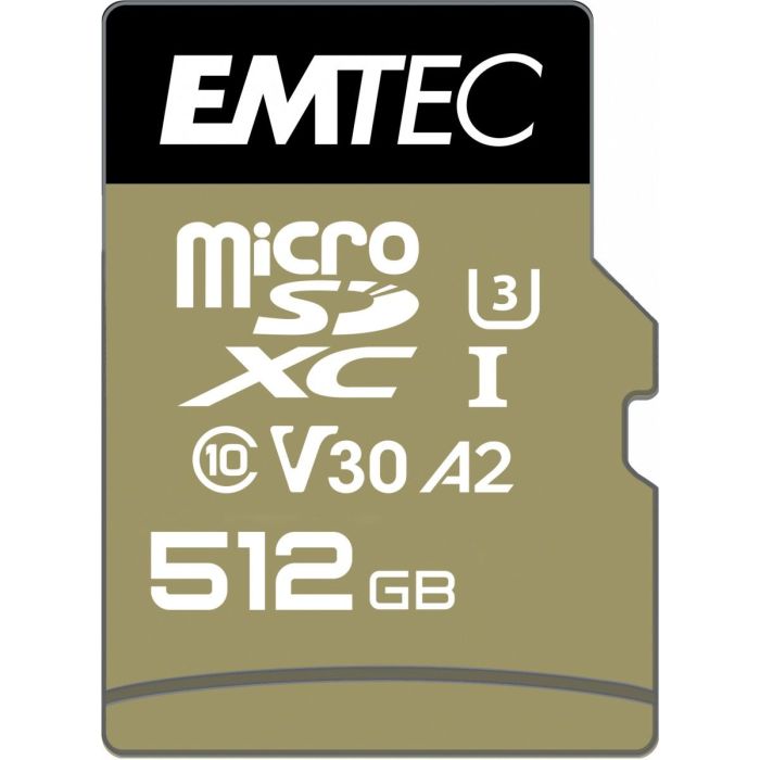 CARD Emtec m512GB UHS-I U3 V30 A2 SpeedIN Pro + Adapter 0 CARD Emtec m512GB UHS-I U3 V30 A2 SpeedIN Pro + Adapter 0