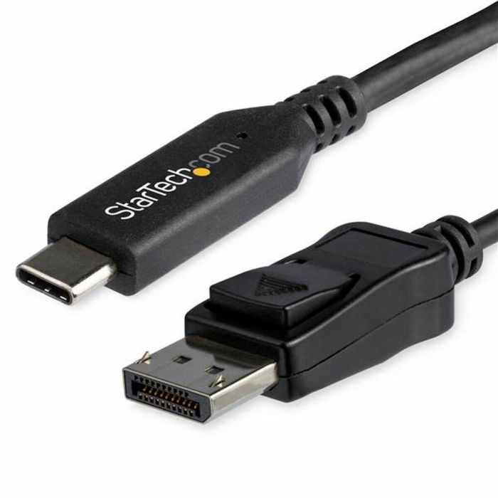 Adaptador USB C a DisplayPort Startech CDP2DP146B 1,8 m Negro Adaptador USB C a DisplayPort Startech CDP2DP146B 1,8 m Negro