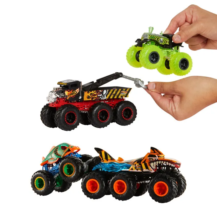 Hot Wheels Monster Trucks Surtido de Grandes Máquinas Escala 1/64 HWN86 4