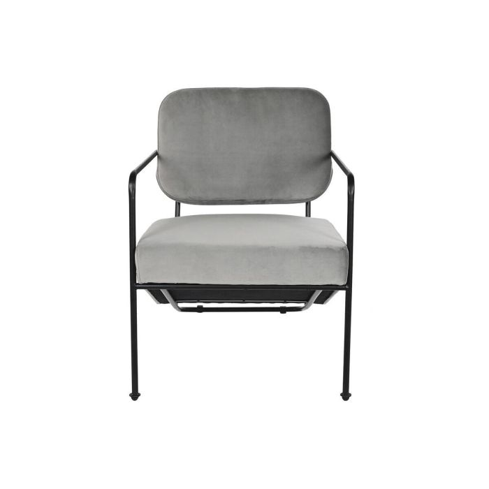 Butaca DKD Home Decor Gris 71 x 72 x 55 cm 3 Butaca DKD Home Decor Gris 71 x 72 x 55 cm 3
