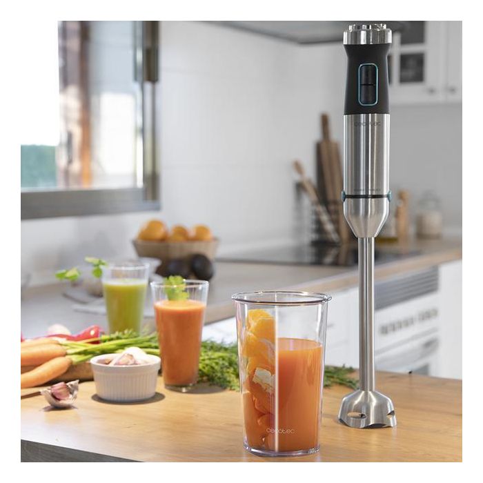 CECOTEC Batidora de Inmersión Power TitanBlack 1500 XL 1500W Negro, Plata 8