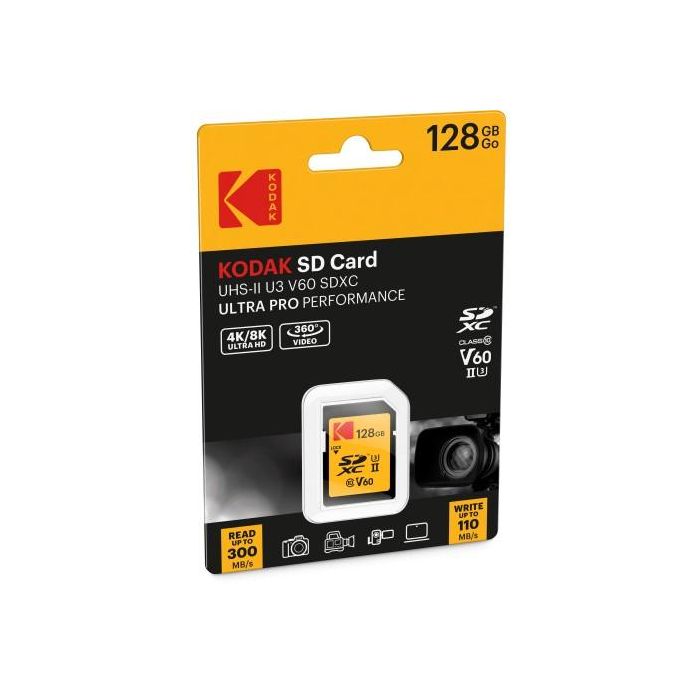 CARD Kodak 128GB UHS-II U3 V60 Ultra Pro 1
