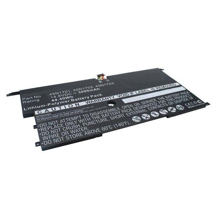 CoreParts Laptop Battery for Lenovo 42.56Wh Li-Pol 15.2V 2800mAh Black, 20A7, 20A8, ThinkPad X1 Carbon 14 CoreParts Laptop Battery for Lenovo 42.56Wh Li-Pol 15.2V 2800mAh Black, 20A7, 20A8, ThinkPad X1 Carbon 14