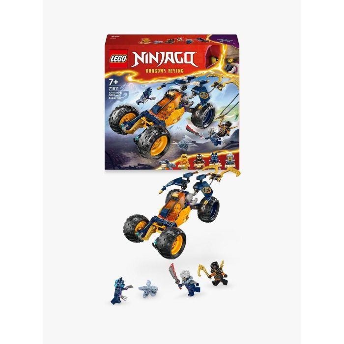 LEGO 71811 Buggy Todoterreno Ninja de Arin Ninjago, Amarillo, con 4 minifiguras y Riyu bebé - Temporada 2 2 LEGO 71811 Buggy Todoterreno Ninja de Arin Ninjago, Amarillo, con 4 minifiguras y Riyu bebé - Temporada 2 2