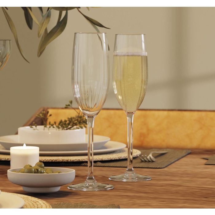 Royal Leerdam Set de 6 Copas de Champagne Brocante de 21 cl (4.8 x 23 cm) 2